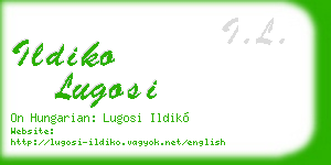 ildiko lugosi business card